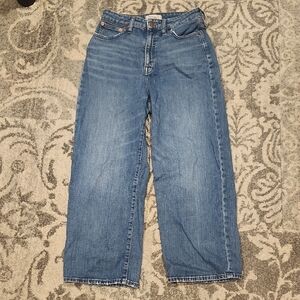 Madewell Women's Straight Leg Blue Jeans